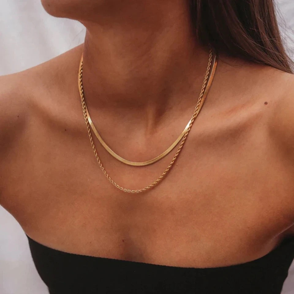 Snake Rope Layering Necklace