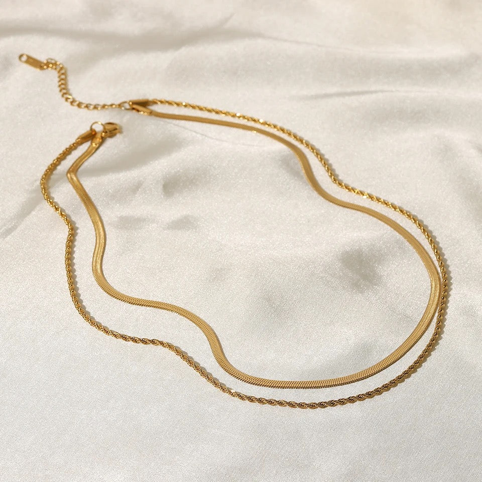 Snake Rope Layering Necklace